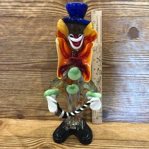 12” vintage Murano clown
